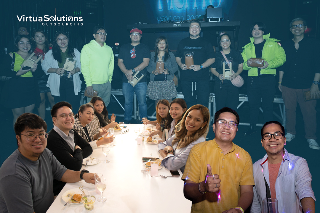 Remote workers in a party