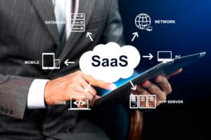 Graphic illustrating key SaaS trends for 2024, highlighting emerging strategies and innovations in the software-as-a-service industry.